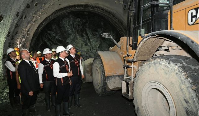 Çirişli Tüneli’nde çalışmalar hızlandı: Kazı yüzde 60’a ulaştı
