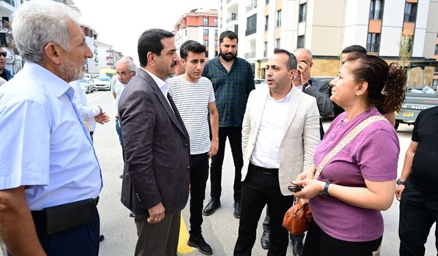Başkan Taşkın ve Milletvekili Babacan Zafer Mahallesi’nde vatandaşları dinledi