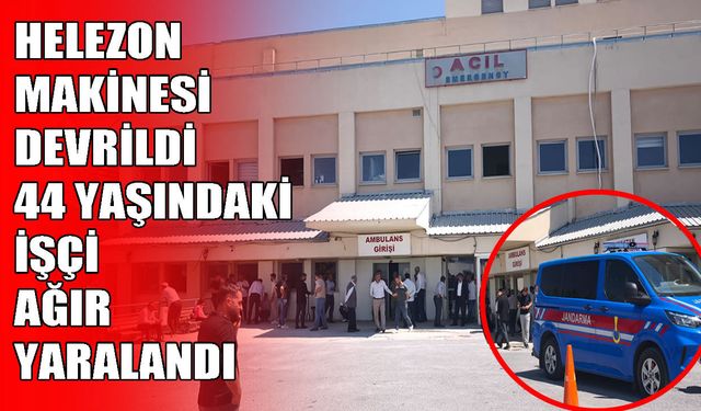 Bulanık’ta helezon makinesi devrildi: 1 kişi ağır yaralandı