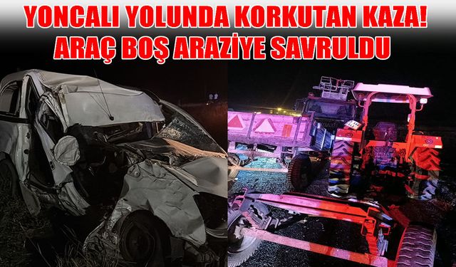 Bulanık’ta römorka çarpan aracın sürücüsü yaralandı