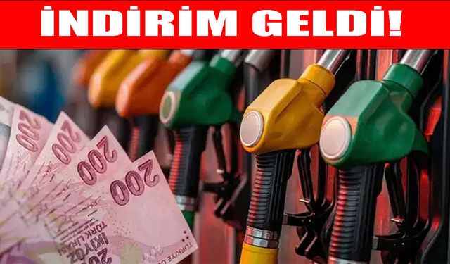Motorine 5,31 TL indirim! Akaryakıt fiyatları belli oldu