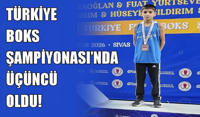 31 kiloda büyük başarı: Muşlu Azad Ali Yaşar, Türkiye üçüncüsü oldu