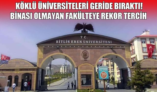 Binası olmayan Tıp Fakültesi köklü üniversiteleri solladı