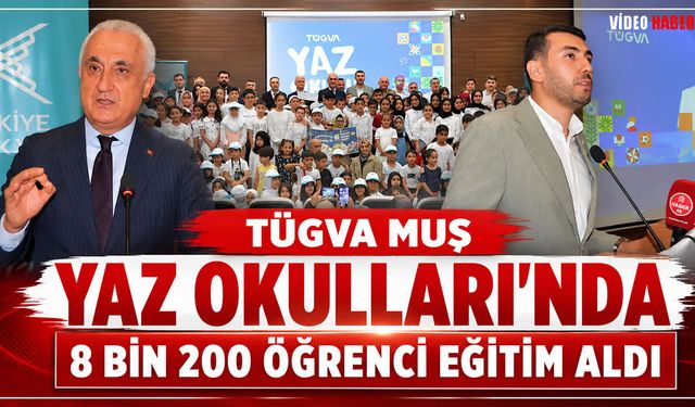Muş'ta 8 bin 200 öğrenci hem eğlendi hem öğrendi