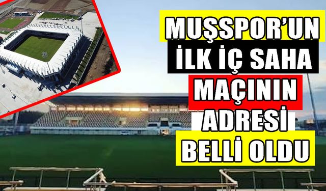 Muşspor iç saha maçlarını geçici olarak Batman’da oynayacak