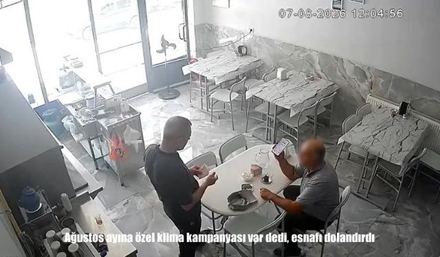 Ağustos ayına özel klima kampanyası var dedi, esnafı dolandırdı