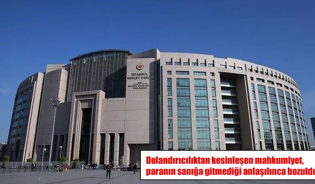 Dolandırıcı diye ceza aldı, paranın hesabına gitmediği ortaya çıktı