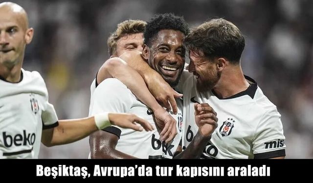 Avrupa'da siyah-beyaz şov: Beşiktaş 3 golle turladı!