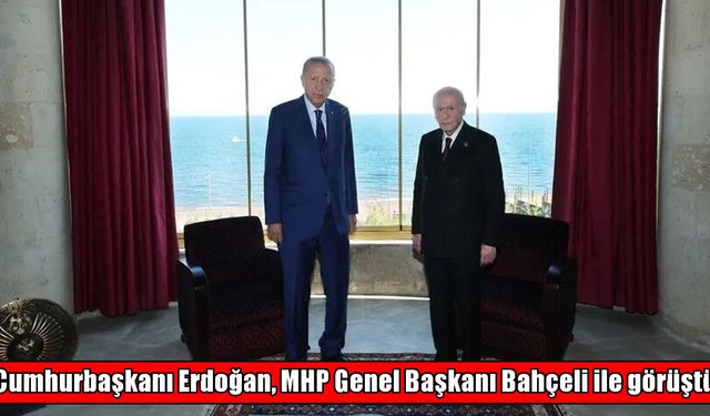 Cumhurbaşkanı Erdoğan'dan Bahçeli'ye Ahlat'ta sürpriz ziyaret
