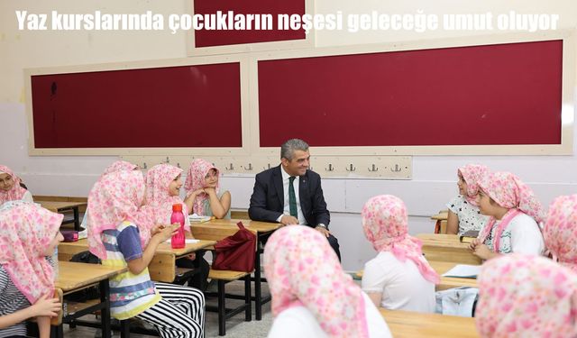 Erzurum’da yaz kurslarına İl Müdürü Ekici’den ziyaret