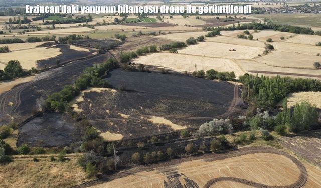 Erzincan’daki yangının bilançosu gün ağarınca ortaya çıktı