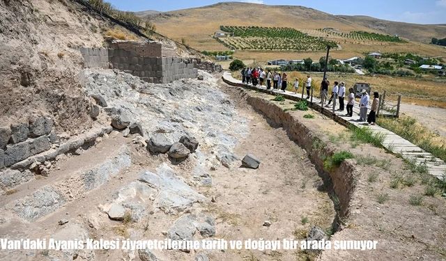 Van'da tarih ve doğa buluştu: Ayanis Kalesi ziyaretçilerini büyülüyor