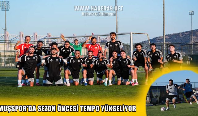 Muşspor’un Afyonkarahisar kampında hazırlık maçı mesaisi