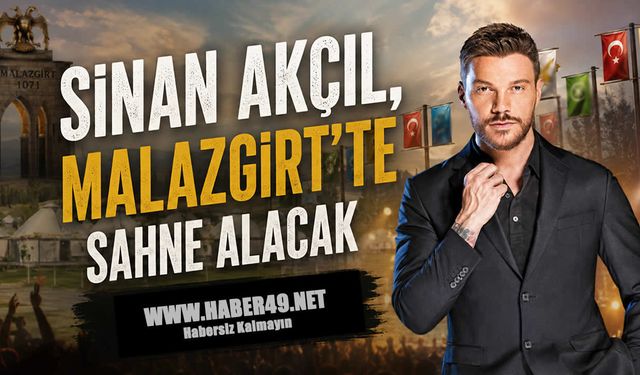 Sinan Akçıl, Malazgirt’te müzikseverlerle buluşacak