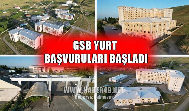 Muş’ta GSB yurt başvuruları başladı