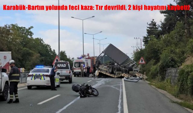 Karabük-Bartın yolunda feci kaza: 2 ölü