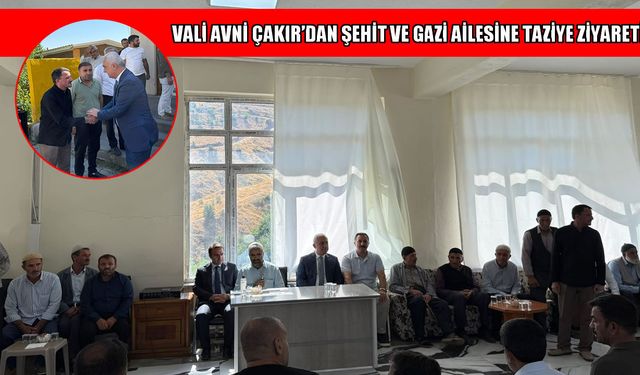 Muş Valisi Avni Çakır’dan Söylemez ailesine taziye ziyareti