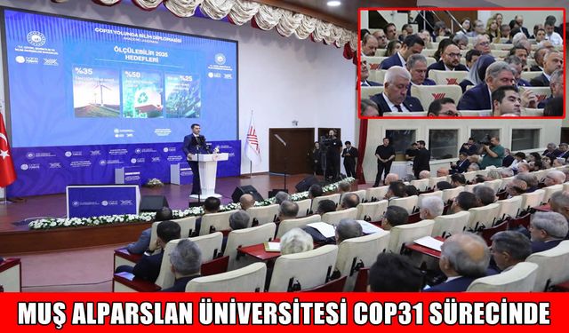 MAUN Rektörü Alican, COP31 Bilim Diplomasisi Lansmanı’na katıldı