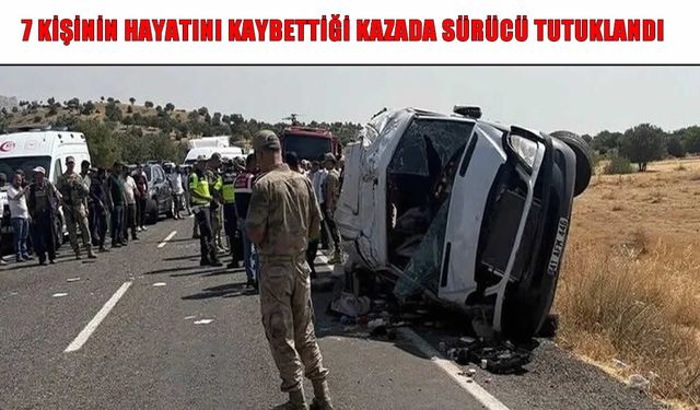 Muş Diyarbakır yolundaki feci kazada sürücü tutuklandı