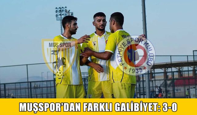 Muşspor, Fethiyespor’u 3-0 mağlup etti