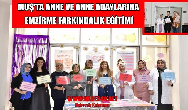 Muş Devlet Hastanesi'nde “Dünya Emzirme Haftası” etkinliği