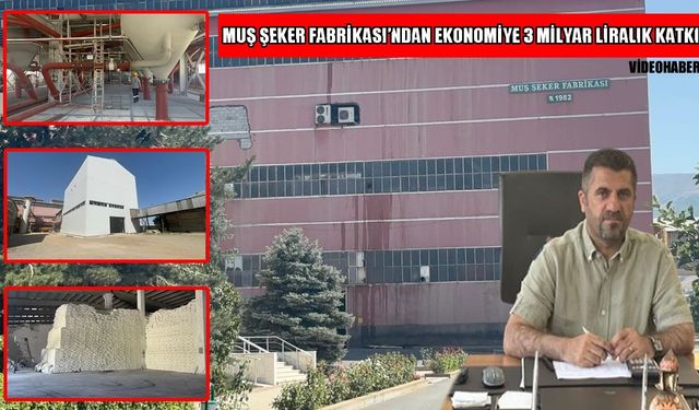 Muş Şeker Fabrikası Üretim, Ekonomi ve AR-GE ile büyüyor