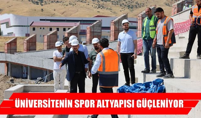 MAUN Rektörü Alican, Açık Spor Tesisleri Projesi’ni inceledi