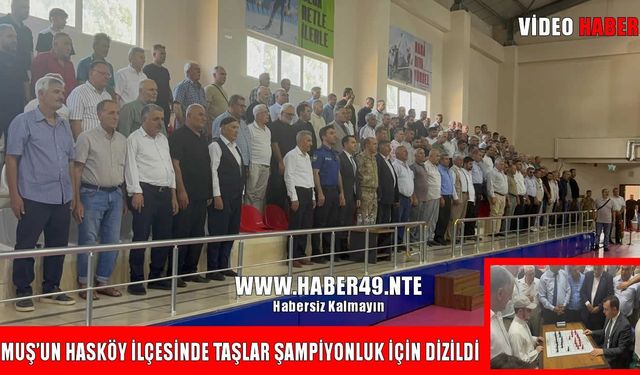 Hasköy’de ilçesinde 1. Uluslararası Dama Turnuvası başladı
