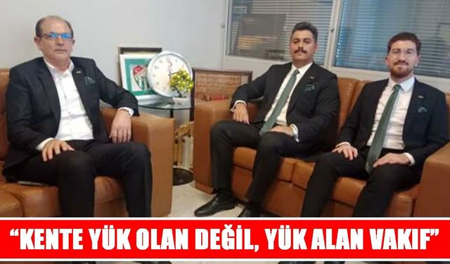 Kente yük olan değil, yük alan vakıf: BUMEV