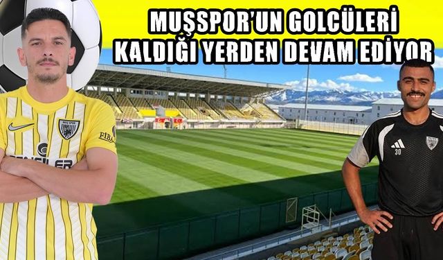 Muşspor’un golcüleri yeni sezonda da iddialı: ‘Kaldığımız yerden devam’