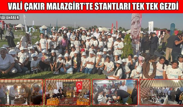 Muş Valisi Çakır’dan Malazgirt’te etkinlik alanında inceleme