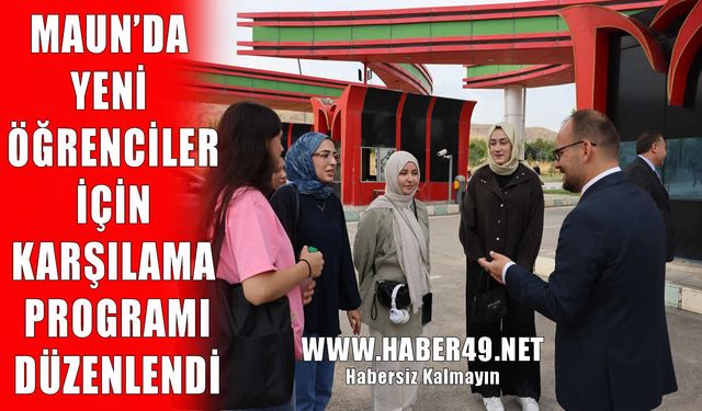 Rektör Alican’dan MAUN’un yeni öğrencilerine sıcak karşılama