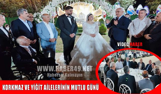 Muş’ta protokol ve sivil toplum temsilcileri düğünde buluştu