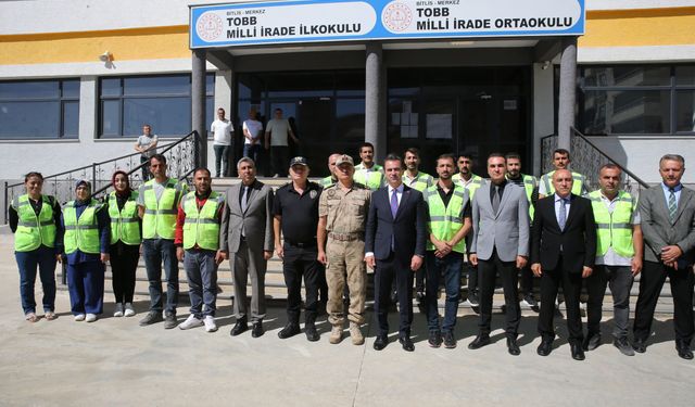 Bitlis'te 232 okul bahçe görevlisi göreve başladı