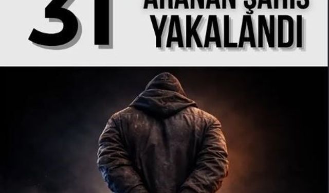 Ardahan’da çeşitli suçlardan aranan 31 kişi yakalandı