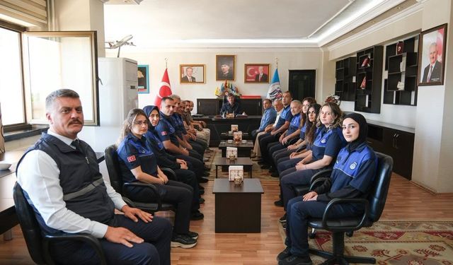 Başkan Aksun, zabıta personeliyle buluştu