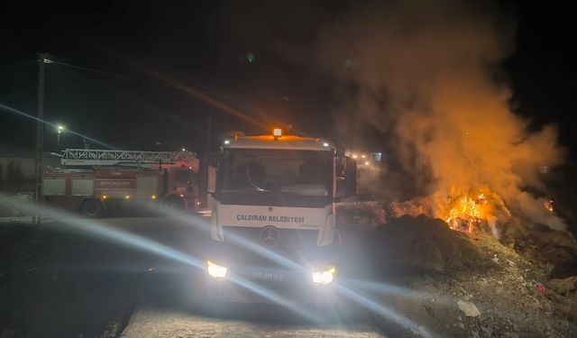 Van’da 2 bin 500 bağ ot yangında kül oldu
