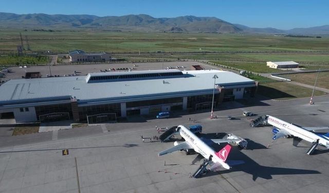 Erzurum Havalimanı Ağustos ayında 106 bin 628 yolcu ağırladı