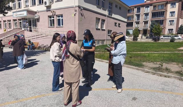 Erzincan'da velilere yeni eğitim yılı öncesi güvenlik bilgilendirmesi