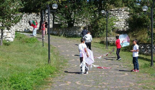 Ardahan’da Gazze için umut uçurtmaları gökyüzüne bırakıldı