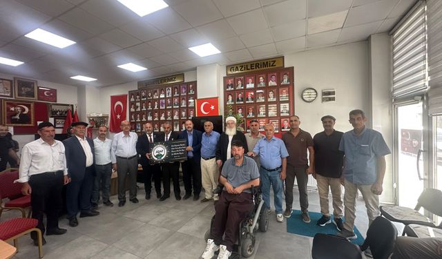 Anadolu Aşiretler Federasyonu’ndan Iğdır Şehit ve Gazi Derneği’ne ziyaret