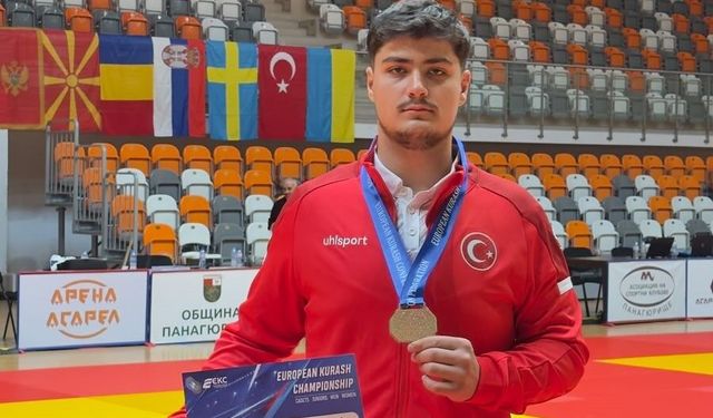 Elazığlı sporcu Avrupa ikincisi oldu
