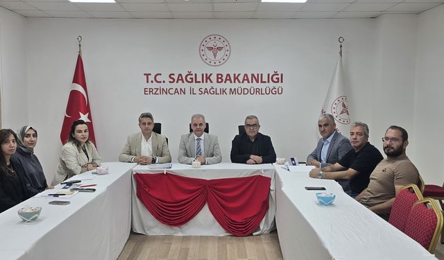 Erzincan İl Sağlık Müdürlüğünde İş Yeri Disiplin Kurulu Toplantısı yapıldı
