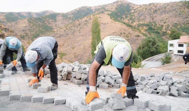 Battalgazi Belediyesinden Kamıştaş’a yol düzenlemesi