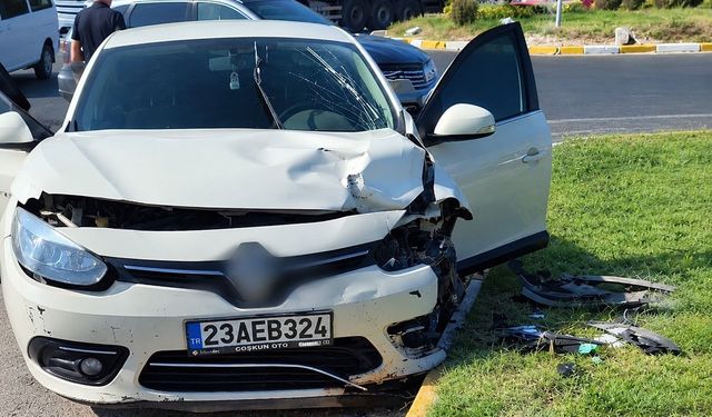 Elazığ’da trafik kazası: 1 yaralı