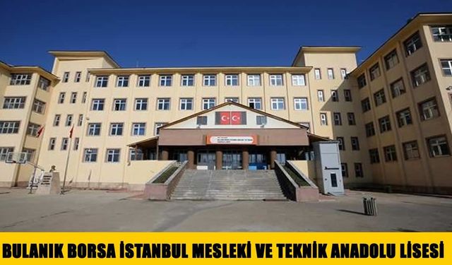 MESLEKİ VE TEKNİK ANADOLU LİSESİ - BULANIK BORSA İSTANBUL MİLLİ EĞİTİM BAKANLIĞI BAKAN YARDIMCILIKLARI