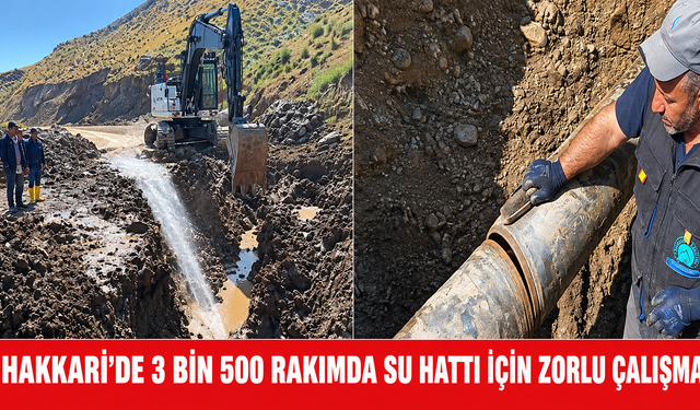 Hakkari’de belediye ekiplerinin 3 bin 500 rakımdaki zorlu mesaisi