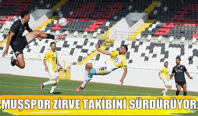 Muşspor haftayı 3. sırada tamamladı