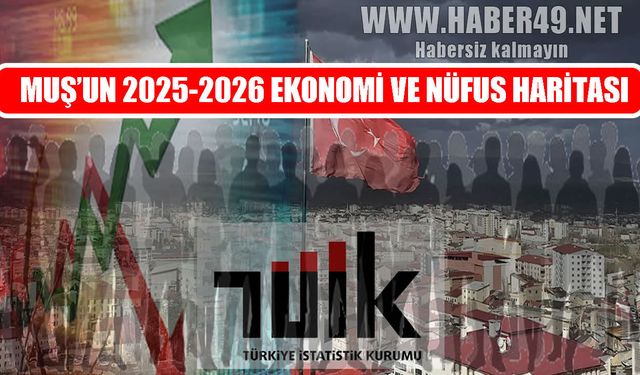 TÜİK verileri açıklandı: Muş’ta nüfus kaybı ve işsizlik sürüyor