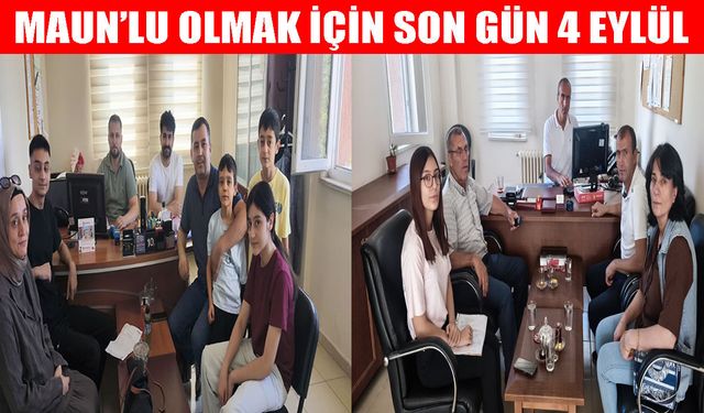 MAUN yeni öğrencileriyle buluşuyor: 2 bin 522 öğrenci kayıt yaptırdı